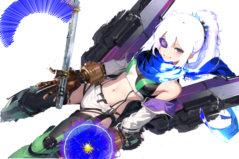 モデルEX-Ma：マキナ：Blue_flare